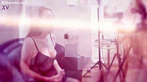 Blonde British Student Flashes and Masturbates Publicly.