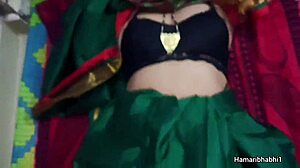 Sexy Indian bhabhi gets fucked hard while wearing her panties! Passionate action unfolds in the bedroom.