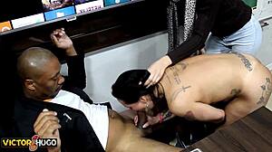 Milf Couple Enjoys Amateur Sex With Boss Taking Dick