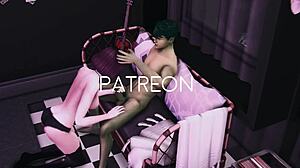 Shemale Fucks Stepdaughter's Fiance in Sims 4 Wedding Chaos