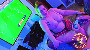 Stepsister Stop Playing PS5 And Fuck Me Non-Stop! 😏