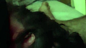 random blowjob turns into toy play with a hot swallow and facial