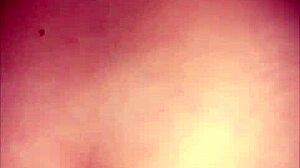 Watch the tattooed latina slut suck and ride the lucky client until he cums hard.