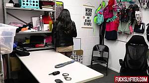 Suspected thief lulu chu fucked into the backroom fucking teen petite shy at work casting hardcore pornstar sex