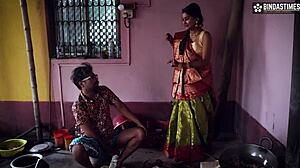 Pati's brother seduces new bhabhi for sneaky fun while alone