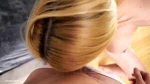 i watched my busty blonde milf wife sarah vandella get a facial from her ex-boyfriend's big cock in our homemade sex-tape