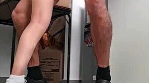 Nataly Got Fucked In Kitchen By Voyeur