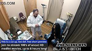 Behind the scenes, Yesenia Yousos moans as her vagina gets spread and blasted with cum in POV