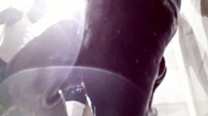 Big Thighs And A Ghetto Booty On Display Naked In The Hood!