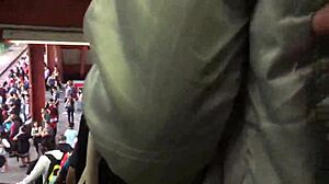 Jacket and boots on the train.