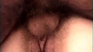 a straight cock enters the hairy pussy of this slutty milf