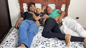 Movie Night with Best Friend and His Girlfriend, I Fuck Her