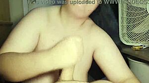 Ball licking and licking lead to quick cum on big tits