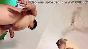 Crazy homemade couple enjoys passionate anal sex together