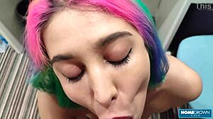 roxy lips bends over for lil endi cock