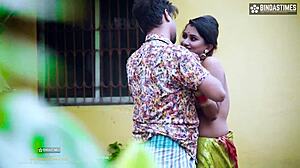 Pati's brother seduces new bhabhi for sneaky fun while alone