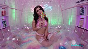 Gal ritchie's hairy wet pussy gets a rough juicy ride with doggystyle fucking, blowjob, handjob, and big monster cock.