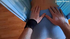 Athletic Yoga Instructor Fucked Hard in Hammock During POV Workout