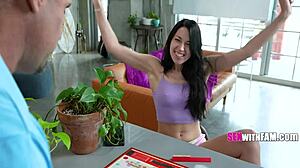 c'mon step daddy, stop being scared of my tight pussy - alex coal