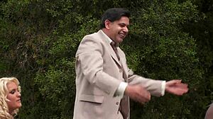 Amber Rayne Hannah West And Kaci Star In Outdoor Gangbang