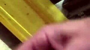 I pissed and wanked a bit at the DIY store.