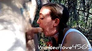 I love that outdoor rough sloppy face fuck with gagging and choking