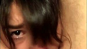 leg shaking orgasm - she never came this hard.