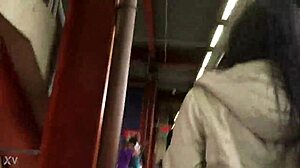 Jacket and boots on the train.