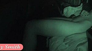 Jeny Smith strips naked in the cinema