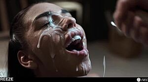 Bratty brunette angel in time stop photoshoot trailer