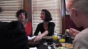 Huge Tits Boobs Beautiful Woman Rides Climax Sucks Big Cock Drains Cum