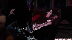 vrchat domimommy dates her novice cub in anime game