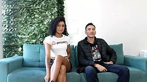 Test On Sofa With Firefighter!