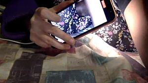 Personal Trainer Pounds Neglected Housewife Pussy While Husband Watches Creampie