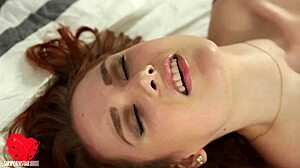 Fiery redhead siri commands kimberly kane in doggy-style fucking