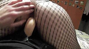 Enjoy the big ass fucking scene with toys and dildo.