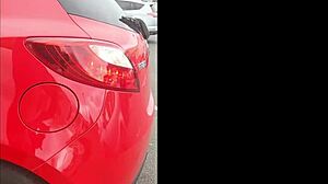 Kiwi milf plays with glass beads in public before a submissive amateur encounter.