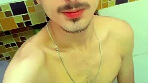 Hot masturbation in the bathroom!