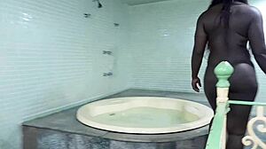 African Beauty Climbs Stairs Naked To Excite 😍