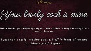 YOUR LOVELY COCK IS MINE - JOI ASMR GFE FRENCH ACCENT.