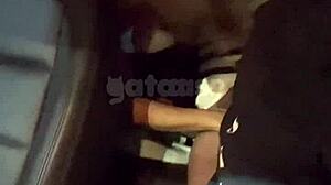 Wife Fucks Macho In Car While Cuckold Drives?