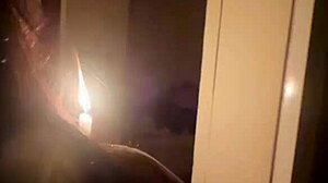 celebrating christmas party without lights in ecuador with pretty girls