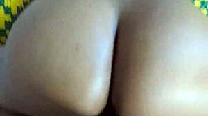 Big Booty Roommate Swallows My Dick with Her Huge Ass