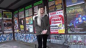 Natural teen 18+ gives BLOWJOB in POV, gets TWAT REAMED