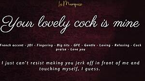 YOUR LOVELY COCK IS MINE - JOI ASMR GFE FRENCH ACCENT.