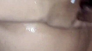 Neighbor Forces Dick Into Bride's Mouth In Shower