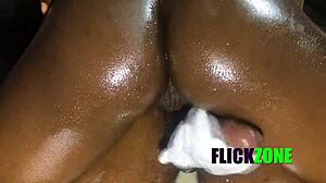 Amateur Home Massage Turns Into Fucking Young Tight Ass