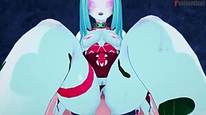 Rebecca’s getting wild in Night City with this free POV Cyberpunk fantasy scene.