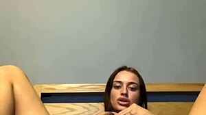 Slutty goth teen with big ass plays solo, fucking her tight anal hole deeply and roughly