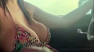 Slut shifts gears with mouth, swallows big cock cum